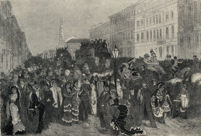 �� ������� �� ���� �� ����. ������� �. �. ������ � ������� '�������'. 1881